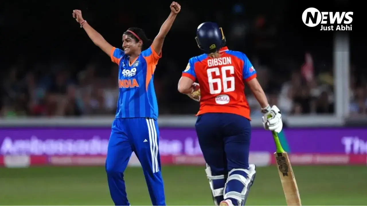 IND W vs ENG W: डेब्यू मैच में ही छा गई नंदिनी शर्मा, जबरदस्त परफॉर्मेंस से 16 साल पुराना रिकॉर्ड किया बराबर​