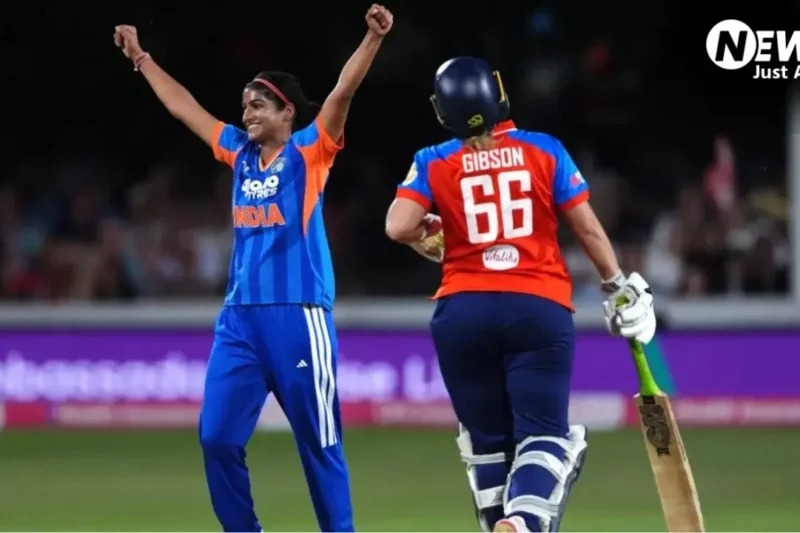 IND W vs ENG W: डेब्यू मैच में ही छा गई नंदिनी शर्मा, जबरदस्त परफॉर्मेंस से 16 साल पुराने महारिकॉर्ड बराबरी की​