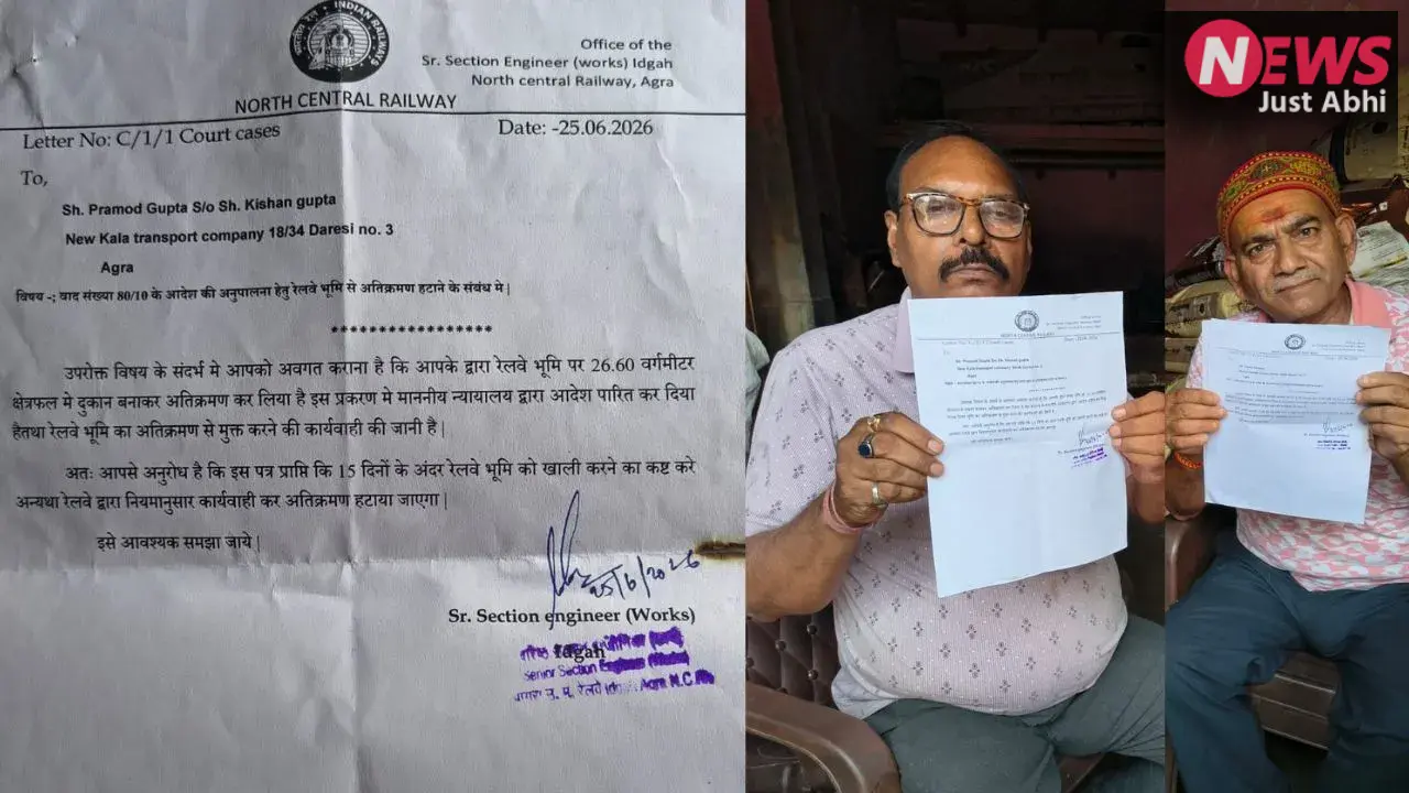 रेलवे की जमीन या व्यापारियों का हक? 40 दुकानों पर बेदखली का नोटिस; 250 परिवारों के सामने रोजी-रोटी का संकट​
