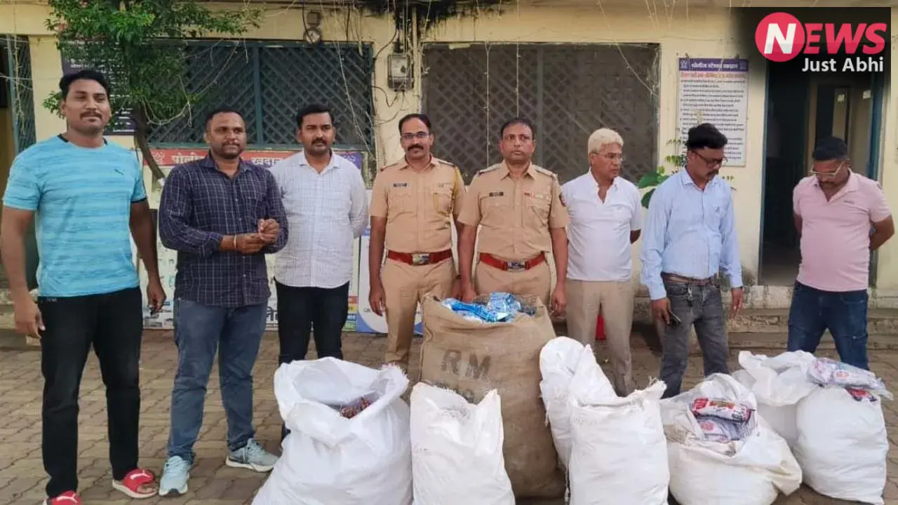 अकोला में पुलिस की बड़ी कार्रवाई, सिंधी कैंप से ढाई लाख रुपये का प्रतिबंधित गुटखा जब्त