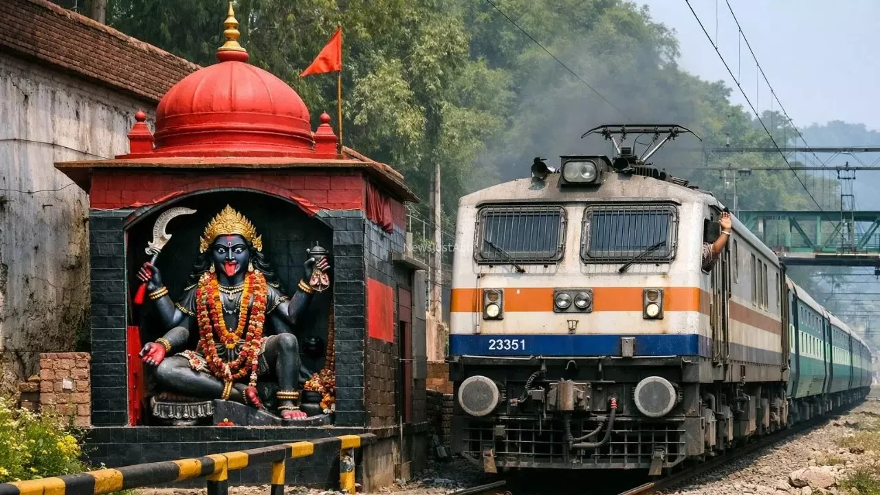 हरिद्वार का काली मंदिर, जिसके पास से हर गुजरने वाली हर ट्रेन को देनी पड़ती है सलामी; देखें इस Viral Video में​​​