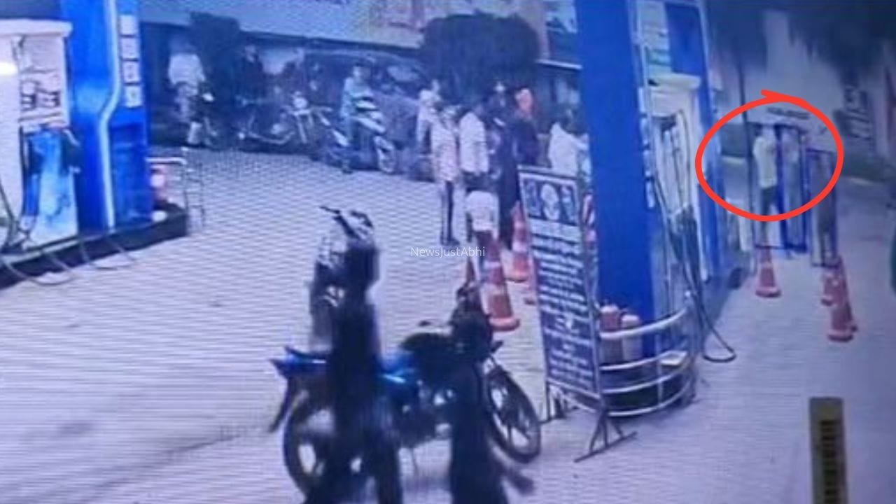 लाइन तोड़ बीच में घुसा, मना किया तो चाबी से फोड़ी आंख… मुरादाबाद पेट्रोल पंप पर खूनी तांडव, CCTV में कैद वारदात