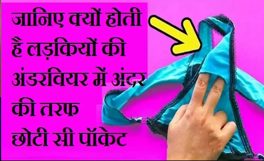 जानिए क्यों होती है लड़कियों की अंडरवियर में अंदर की तरफ छोटी सी पॉकेट​​​