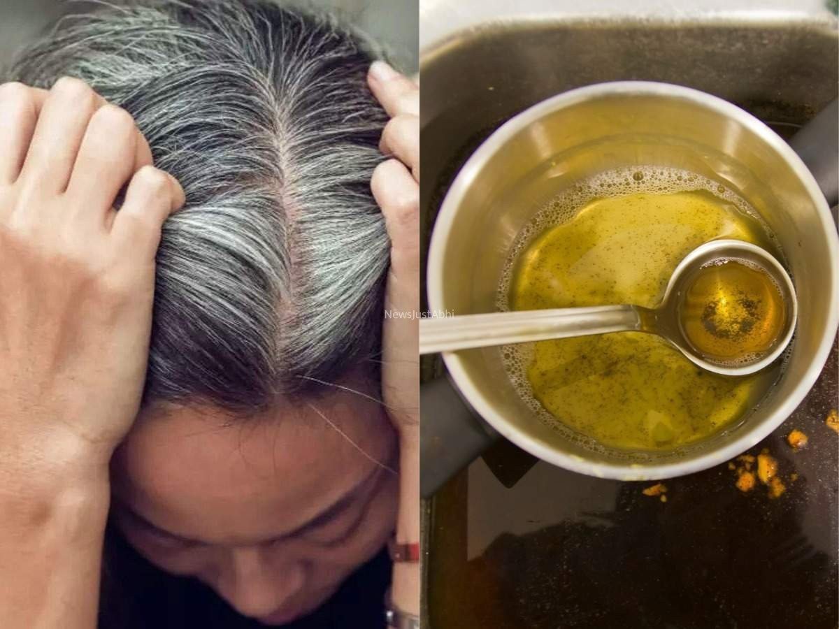 सफेद बालों से हैं परेशान? बिना डाई नेचुरल तरीके से करें काला बस सरसों के तेल में मिला दें ये चीज