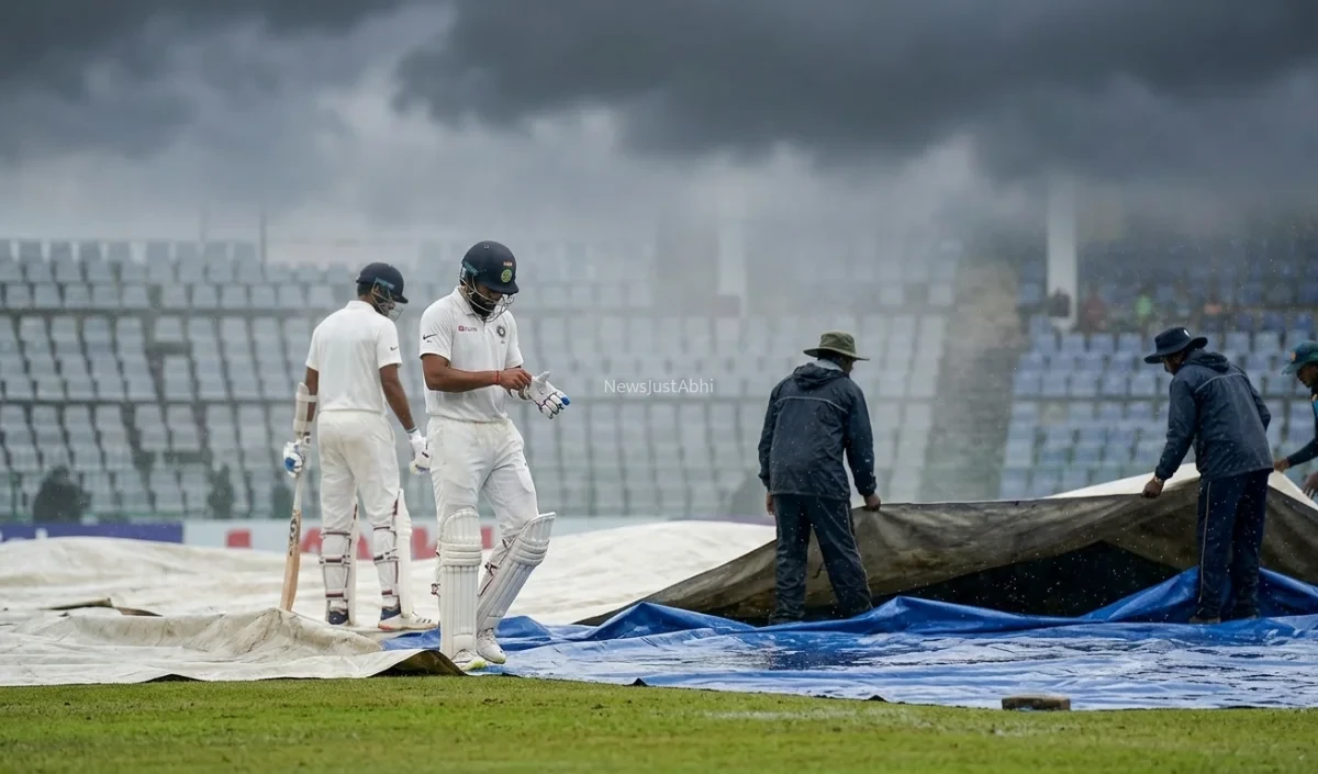 India vs Sri Lanka गॉल टेस्ट के दूसरे दिन बारिश से खेल रुका, भारत का स्कोर 288/2​