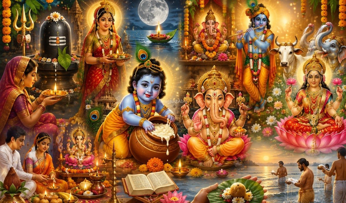 September 2026 Vrat Tyohar List: जन्माष्टमी से गणेश चतुर्थी तक, देखिए इस महीने के सभी मुख्य व्रत-त्यौहारों की पूरी सूची​
