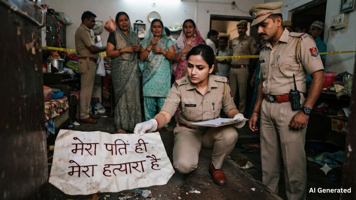 ‘मेरा पति ही मेरा हत्यारा है’ गला कटने के बाद महिला ने खून से लिखे आखिरी शब्द, CCTV फुटेज आया सामने