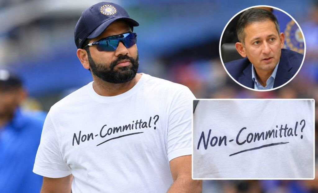रोहित शर्मा की टी-शर्ट ने मचाई हलचल, ‘Non-Committal?’ लिखकर 2027 वर्ल्ड कप पर दिया बड़ा इशारा?