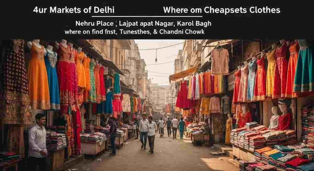 जींस 200 रुपये में, टॉप 100 रुपये का! दिल्ली के ये 4 बाजार नहीं, लड़कियों के लिए ‘जन्नत’ हैं.