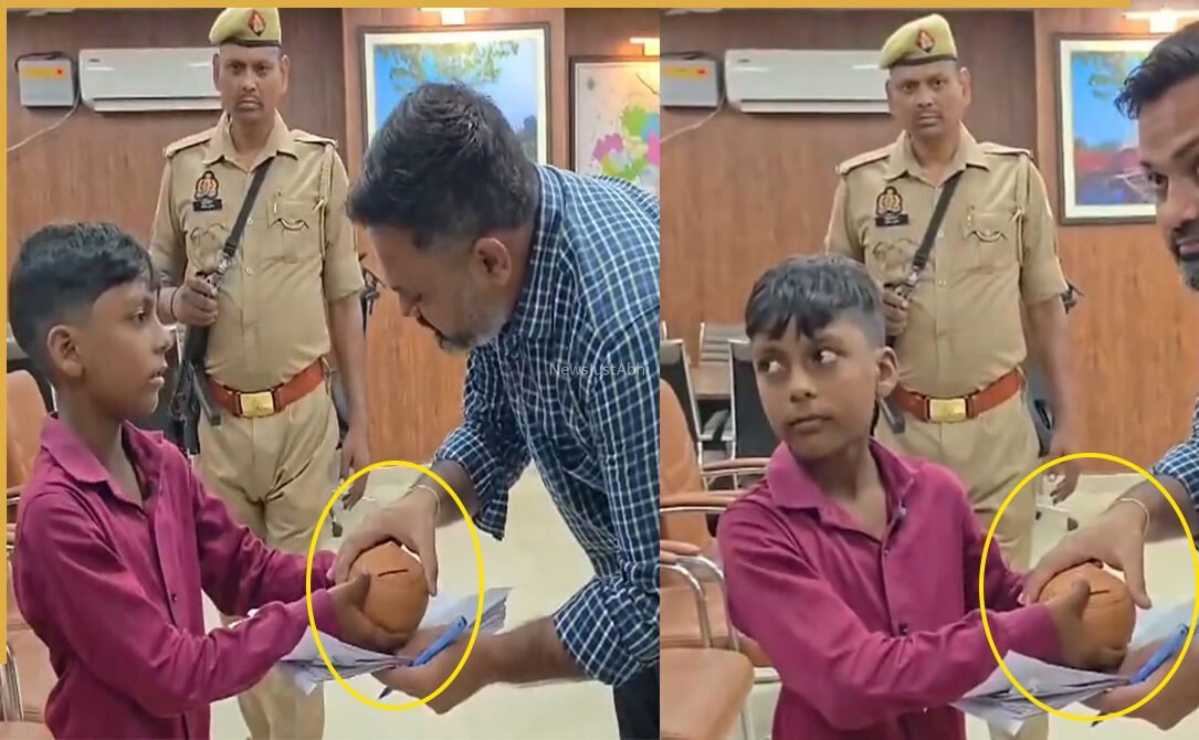 10 साल का अल्फाज नहीं देख पाया नेपाल वालों का दर्द, बाढ़ पीड़ितों की मदद के लिए सौंपा DM को गुल्लक
