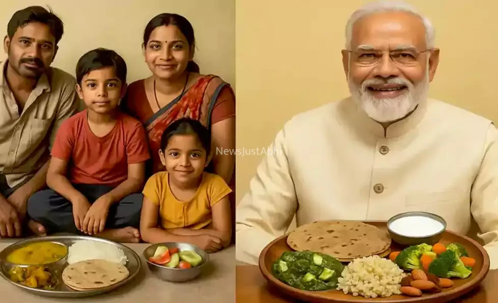 modi ki thali