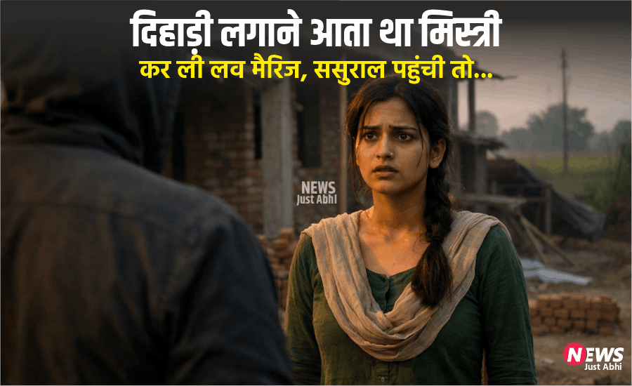 ​​​दिहाड़ी लगाने आता था मिस्त्री फिर कर​​​​​ ली लव मैरिज, ससुराल पहुंची तो पता चली असलियत, अब थाने के काट रही चक्कर
